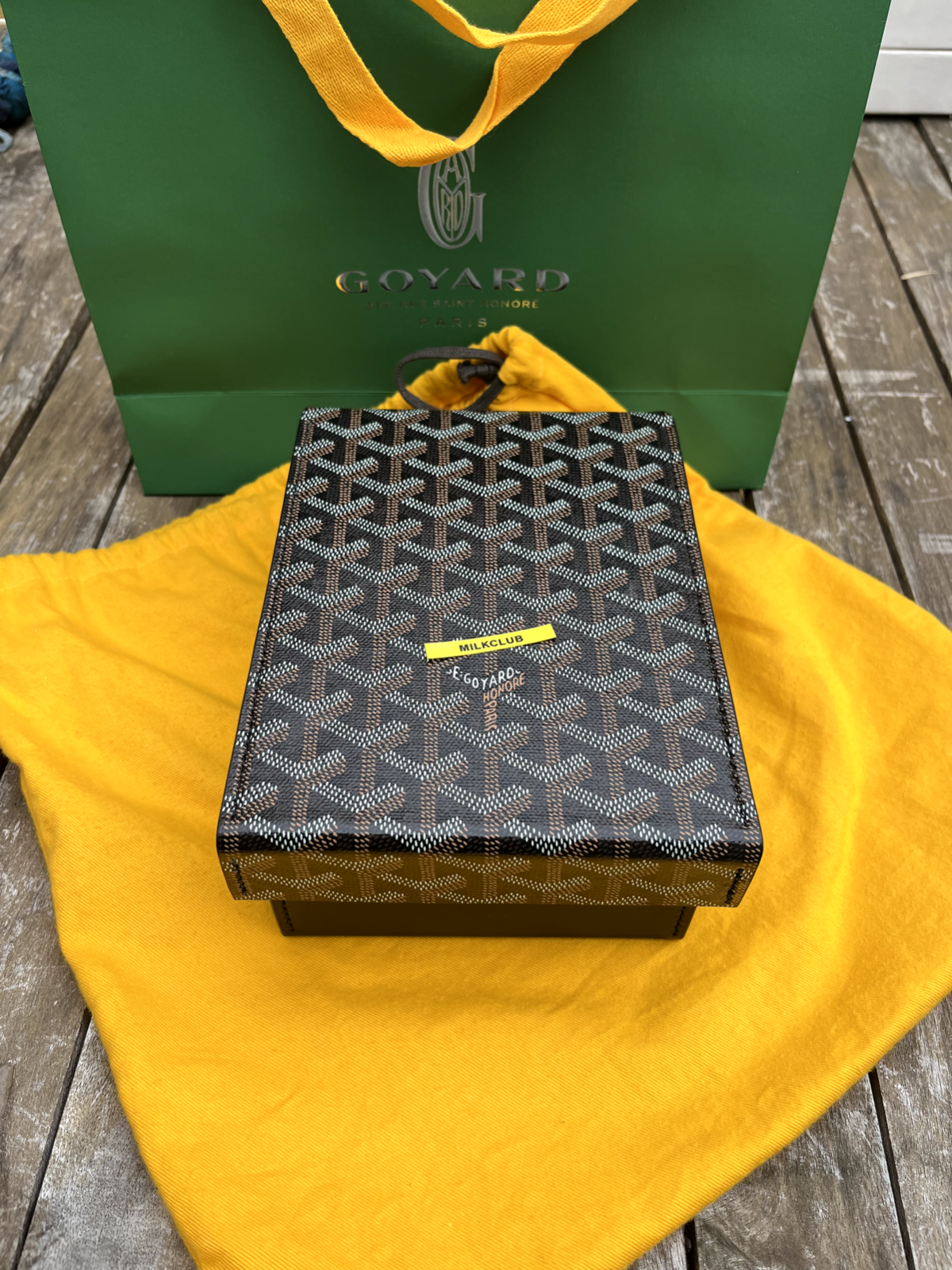 GOYARD ケース ブラック・ブラウン イエローファスナー 楽天市場】≪新品≫ 正規品 ゴヤール カードケース SAINT SULPICE