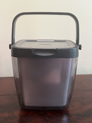OXO Good Gripe 3 Piece Ice Bucket Set 3.3qt Insulated W/ Tongs & Removable Garni