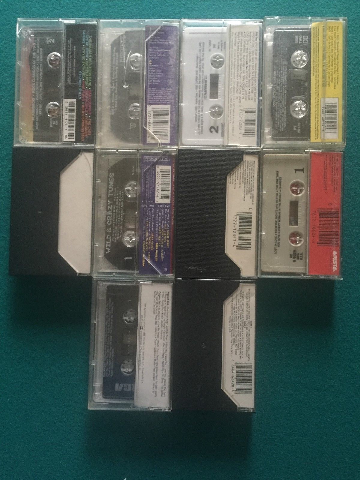 70s Music 10 Cassette Lot Compilatiion GREATEST ROCK HITS Disco 80's DANCE Elvis