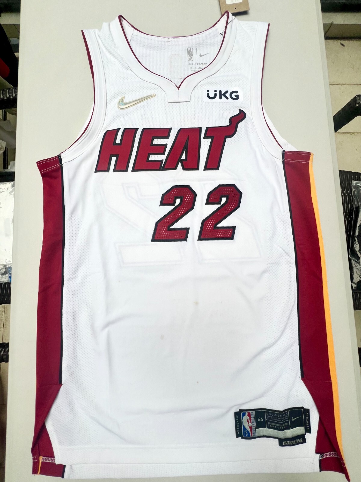 Miami Heat Jimmy Butler 22番 ユニフォーム Mサイズ Jimmy Butler #22 Miami Heat Authentic Swingman Jersey Men's