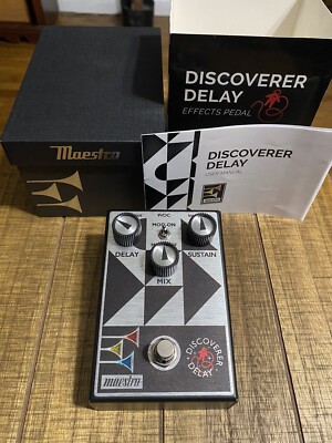 Maestro Electronics Discoverer Delay Analog True Bypass Guitar Effects Pedal
