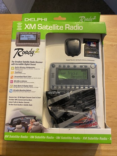 Delphi XM Satellite Radio ROADY 2 With Car Kit Model #SA1008