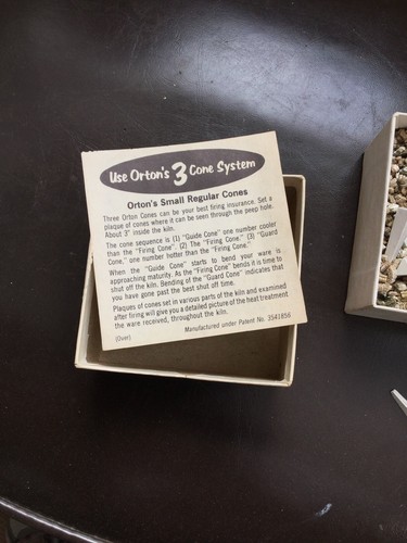 2 Orton Cone 05 Small 1-1/8” Pyrometric Cones For Ceramic Kilns 50 Per Box (100)