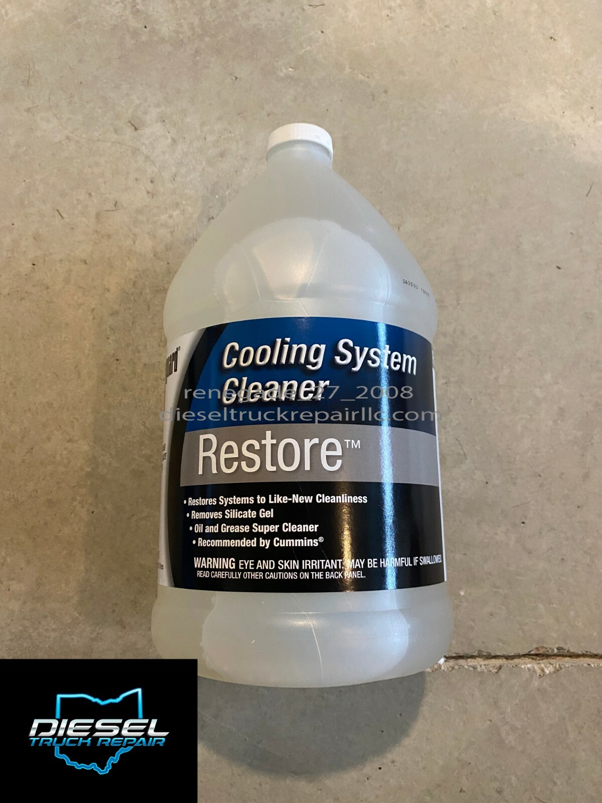 Fleetguard Restore Coolant Additive System Cleaner 1 Gallon Cc2610