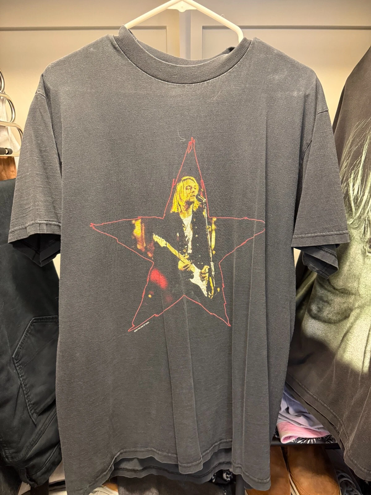 NIRVANA ブラック Tシャツ 1996年ライブ 1996 Nirvana From The Muddy Banks Vintage Concert T-Shirt