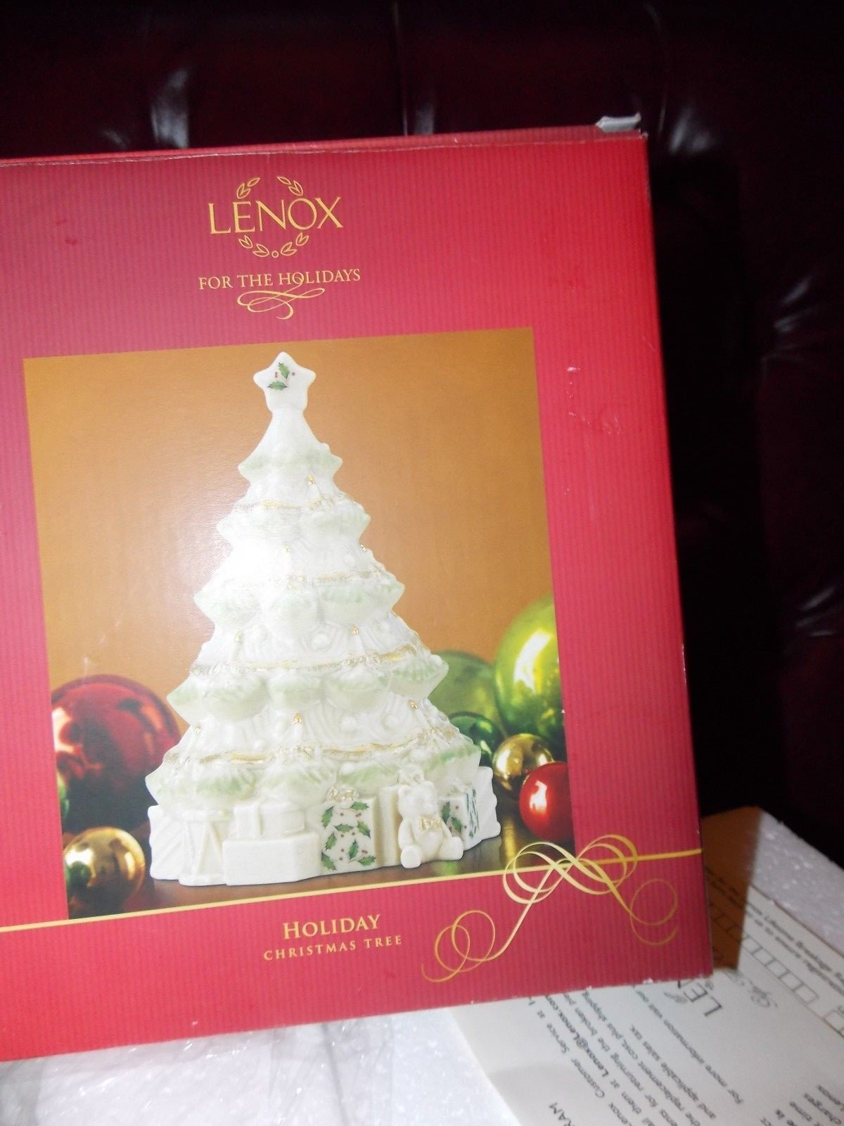Lenox Holiday Christmas Tree Pastel 6 inch Figurine  - New in Box