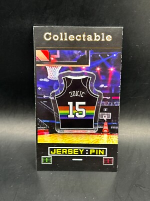 Denver Nuggets Nikola Jokic jersey lapel pin-Classic CHAMPION Collectable