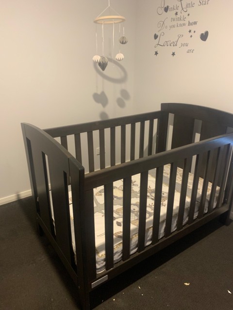 changing table with drawers and shelves