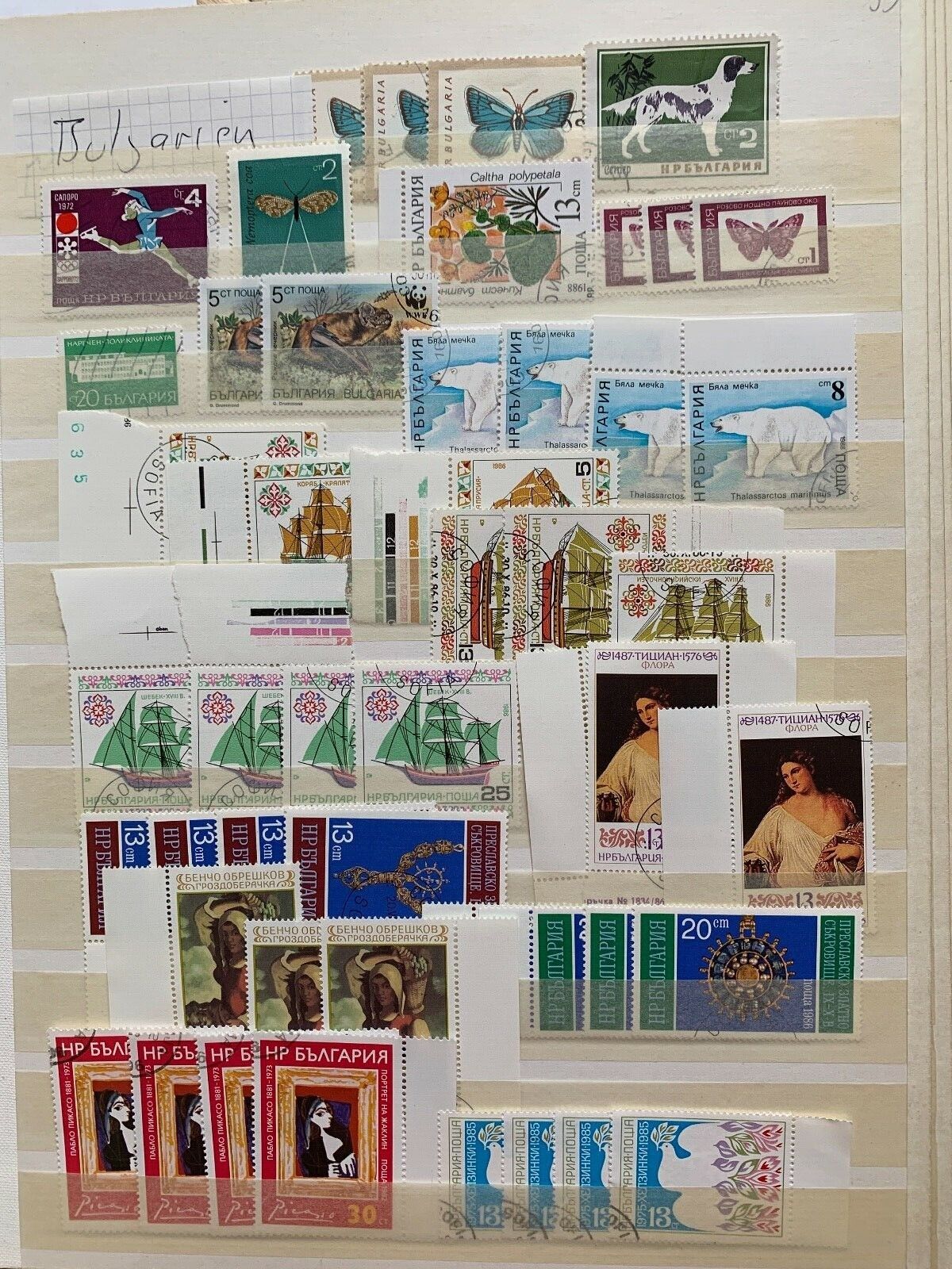 Bulgarien / Rumänien / Ungarn Lot, 500 Marken postfrisch, ab 70er Jahre