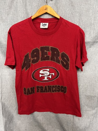 夏SALE　　49ers ロゴ Tシャツ 赤 USAヴィンテージアメフトTシャツ 夏SALE 49ers ロゴ Tシャツ 赤 USAヴィンテージアメフトTシャツ
