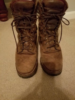 insulated logger work boots