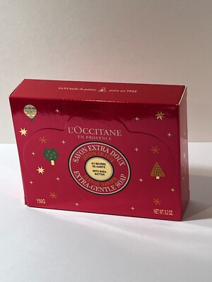 L'Occitane Shea Butter Festive Garden Extra Gentle Soap Limited Edition 150g NIB