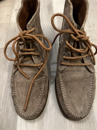 Sz 41 Us 8  Tan Suede Unusual Rare