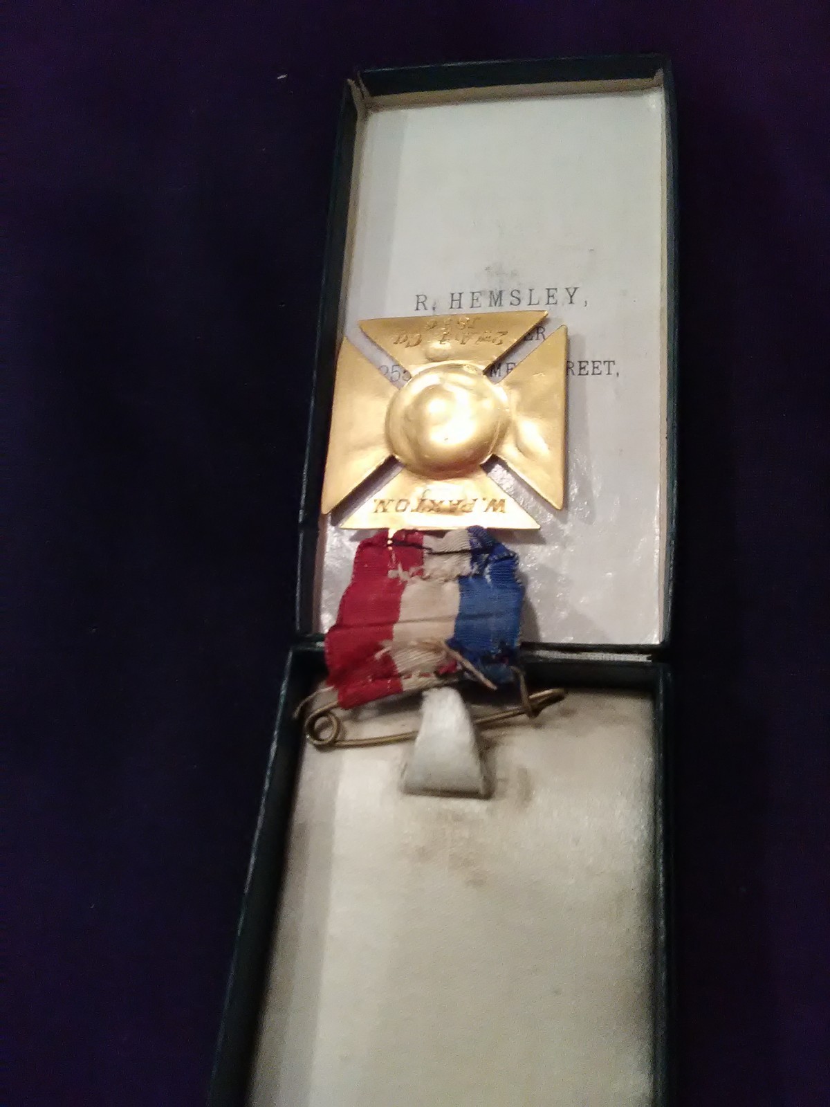 Queen Victoria Maltese Cross War Medal, GOLD?