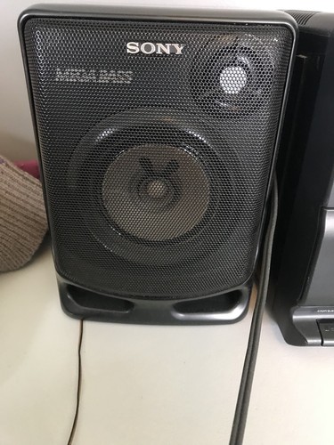 Vintage Sony CFD-550 Boom Box Mega Bass CD Radio Cassette-Corder Remote Manual
