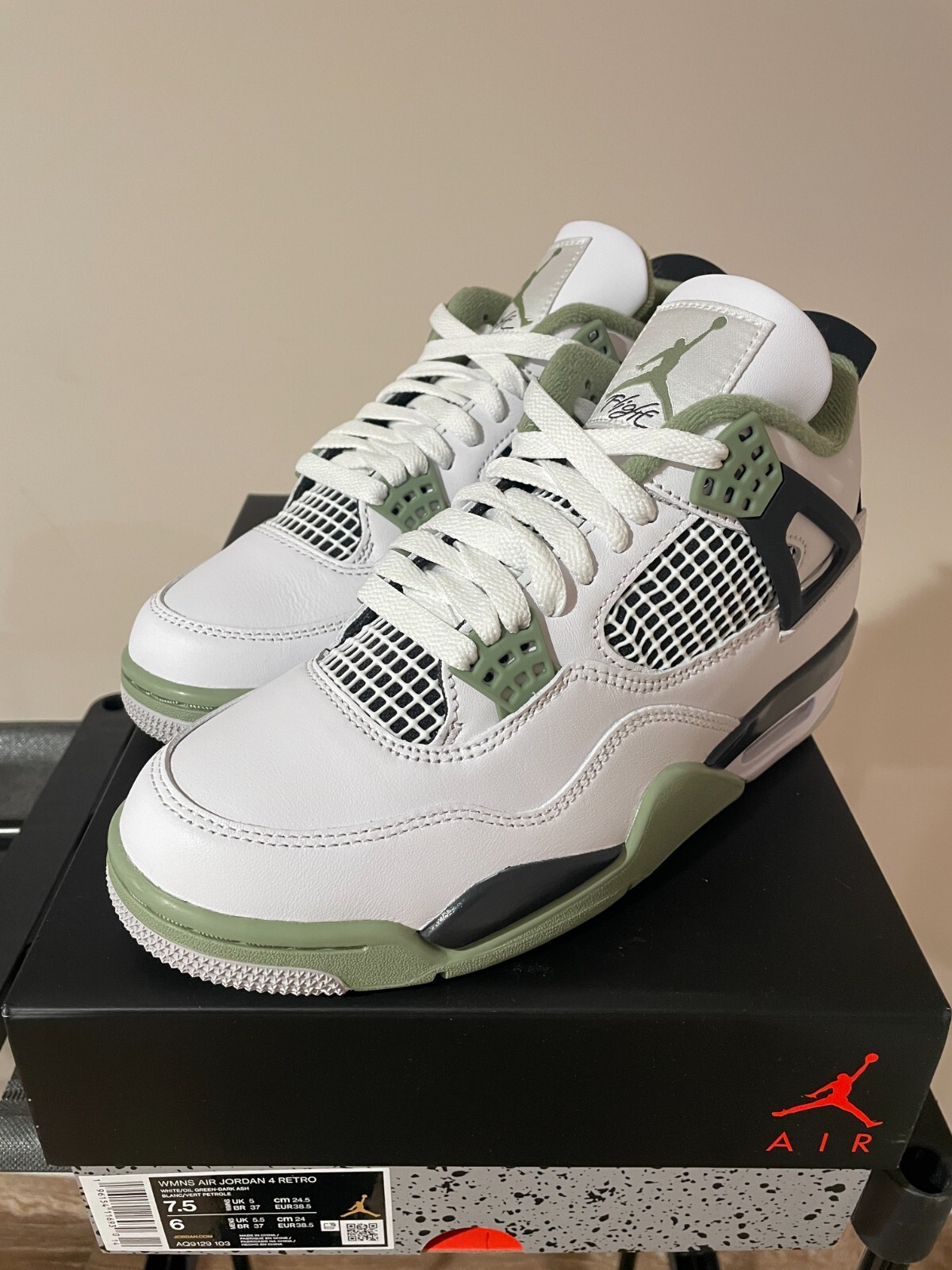 【Nike】Jordan 4 Retro Oil Green (W) AQ9129-103 $_57.JPG?set_id=8800005007