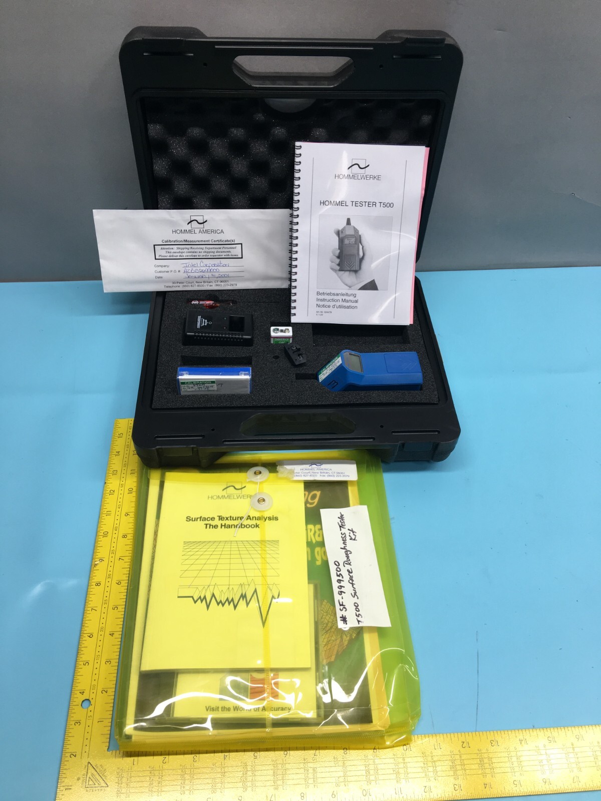 Hommelwerke SF-999500 T-500 Surface Roughness Tester Kit, T500, 123995