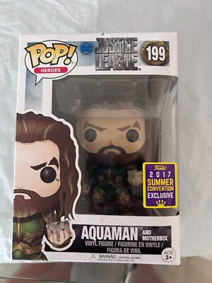 2017 Summer Convention Excsuive Funko Pop! Aquaman #199 SDCC 
