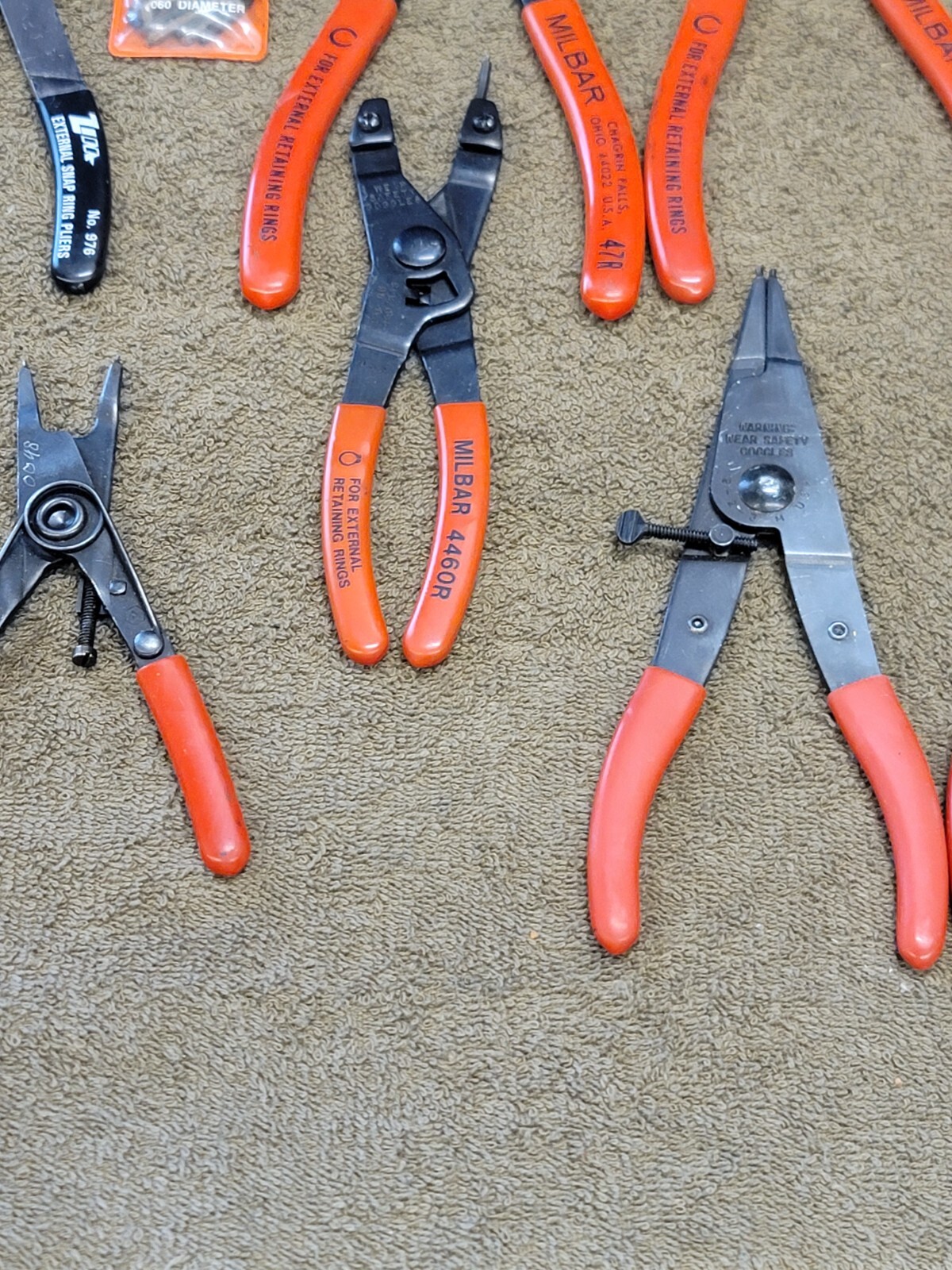 12 Milbar Imperial External Internal Combination Retaining Snap Ring Pliers 47R