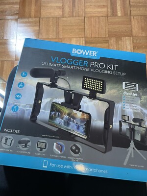 New Bower Vlogger Pro Kit Ultimate Smartphone Vlogging Setup (WA-VLPKITI)