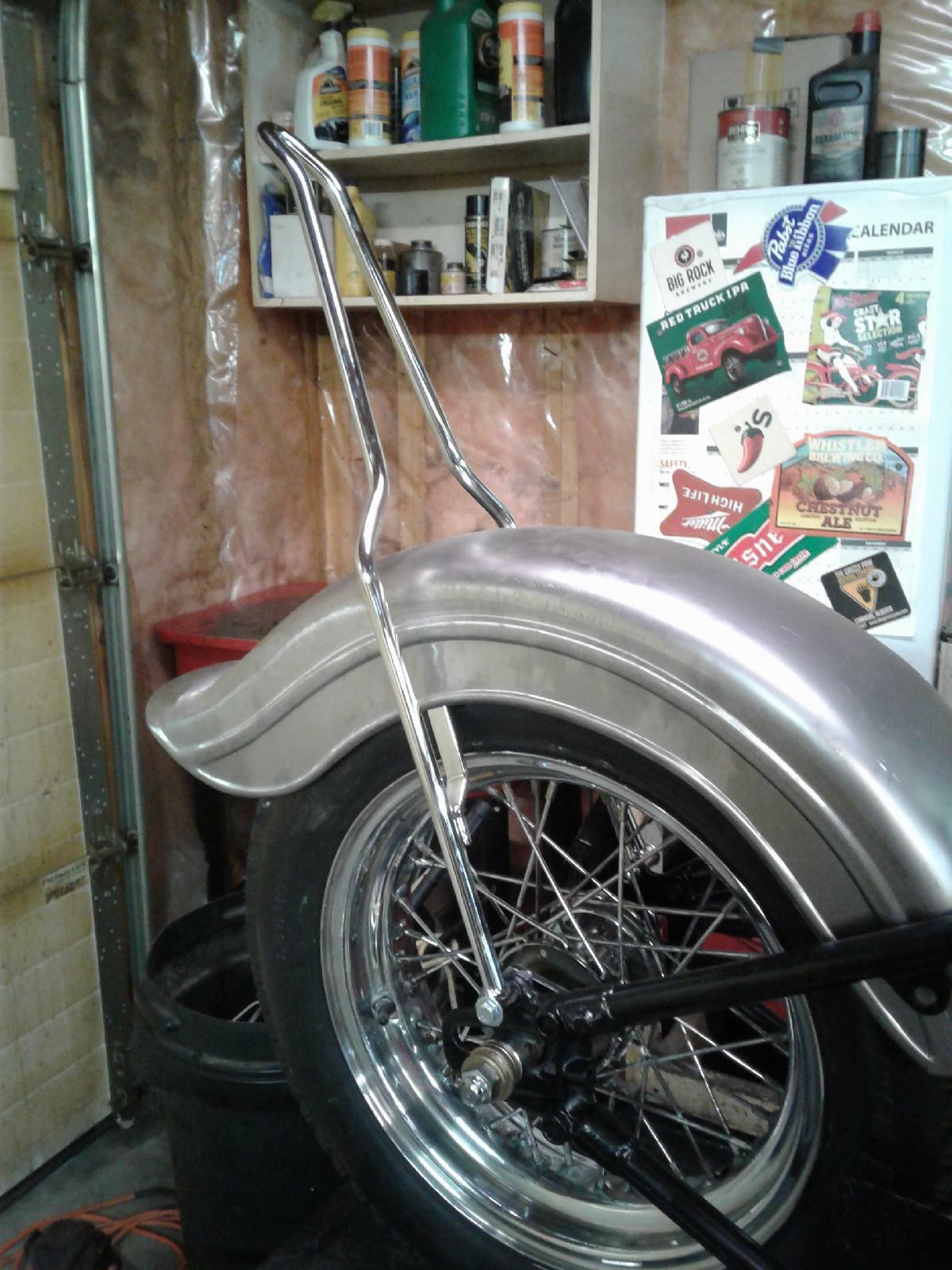 Drag Specialties Round Sissy Bar for Hardtail Models DS264116 eBay