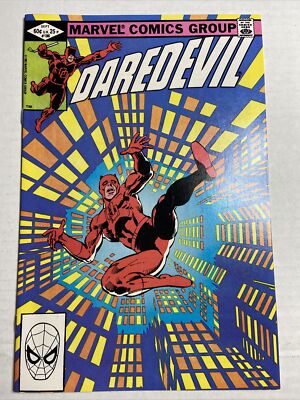 DAREDEVIL #186 1982 MARVEL FRANK MILLER STILTMAN DIRECT CLASSIC COVER NM