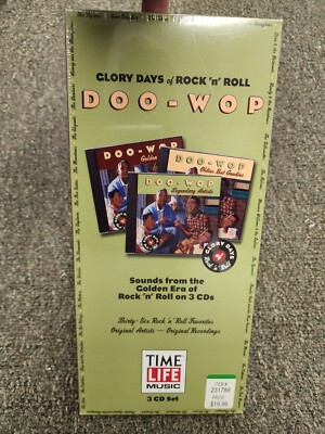 Time Life Music Doo Wop 3 CD Set - Glory Days of Rock'n'Roll 2003