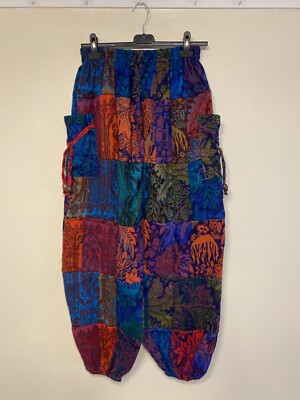New Women Patchwork COSY  TROUSER FULLY ELASTICATED WASIT FOR AFTER WORK COMFORT