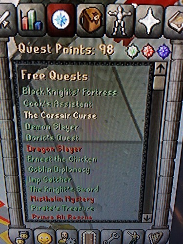 Old School RuneScape nearly maxed 50att 99str pure account ready to PK!