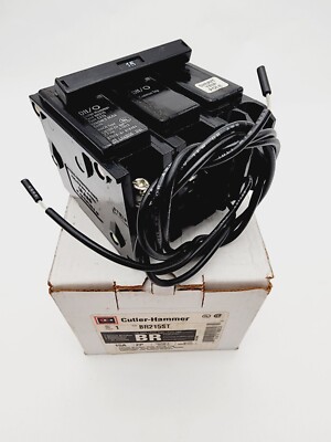 Cutler Hammer BR215ST Plug-In Circuit Breaker 15A 120/240V 2P 1PH BR Shunt Trip