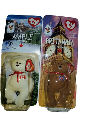 Brittania and Maple Ty Mcdonald s Beanie Babies 