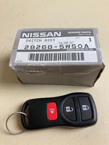 Nissan OEM 28268-5W50A Remote Control Key Fits Murano Pathfinder 2002-2007