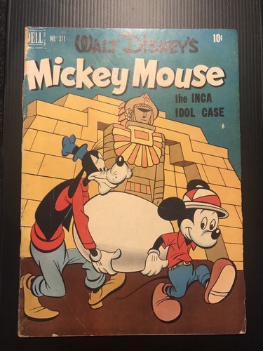 MICKEY MOUSE / FOUR COLOR # 371 (DELL) WALT DISNEY - 