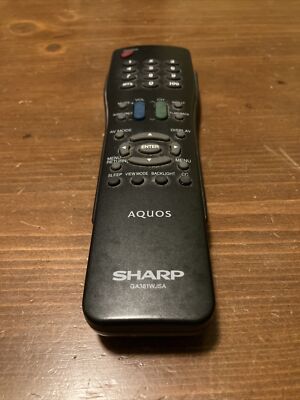 Sharp Aquos GA381WJSA TV Remote Control For LC15S5U LC20D30U LC20S5U LC-15S5