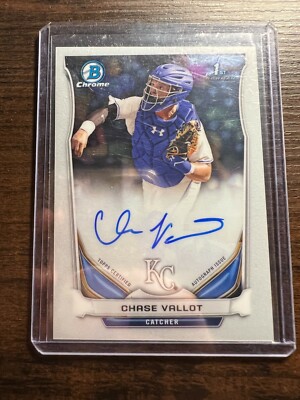 A84,800 - 2014 Bowman Chrome Draft Draft Pick Autographs #BCACV Chase Vallot