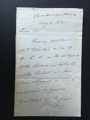 WILLAM JONES - BRITISH ARMY GENERAL - SIEGE OF DELHI - 3 PAGE SIGNED LETTER