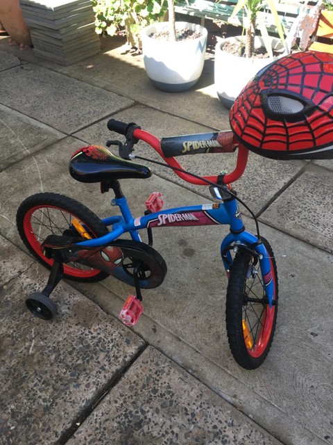 spiderman bike helmet for 3 year old
