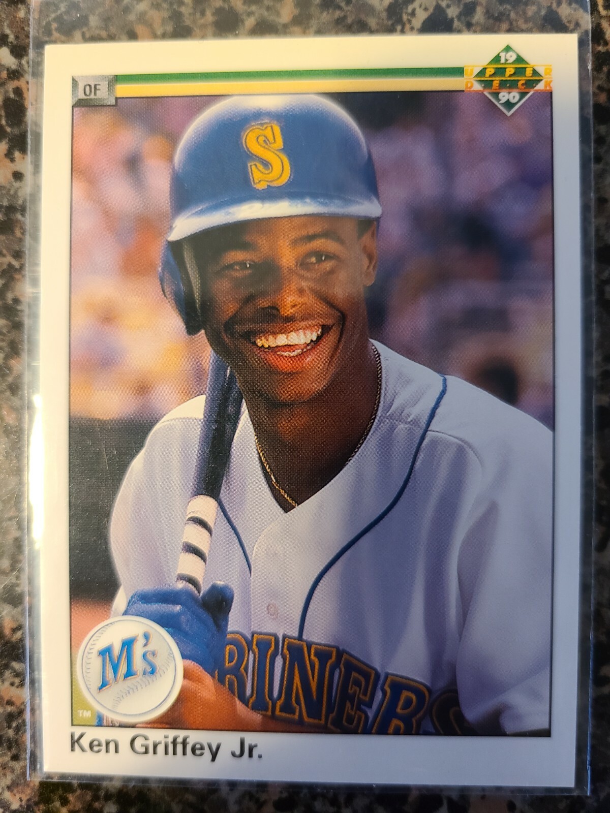 Ken Griffy jr カード 1990 UPPER DECK #156 KEN GRIFFEY JR TRIPLE ERROR VERSION PSA