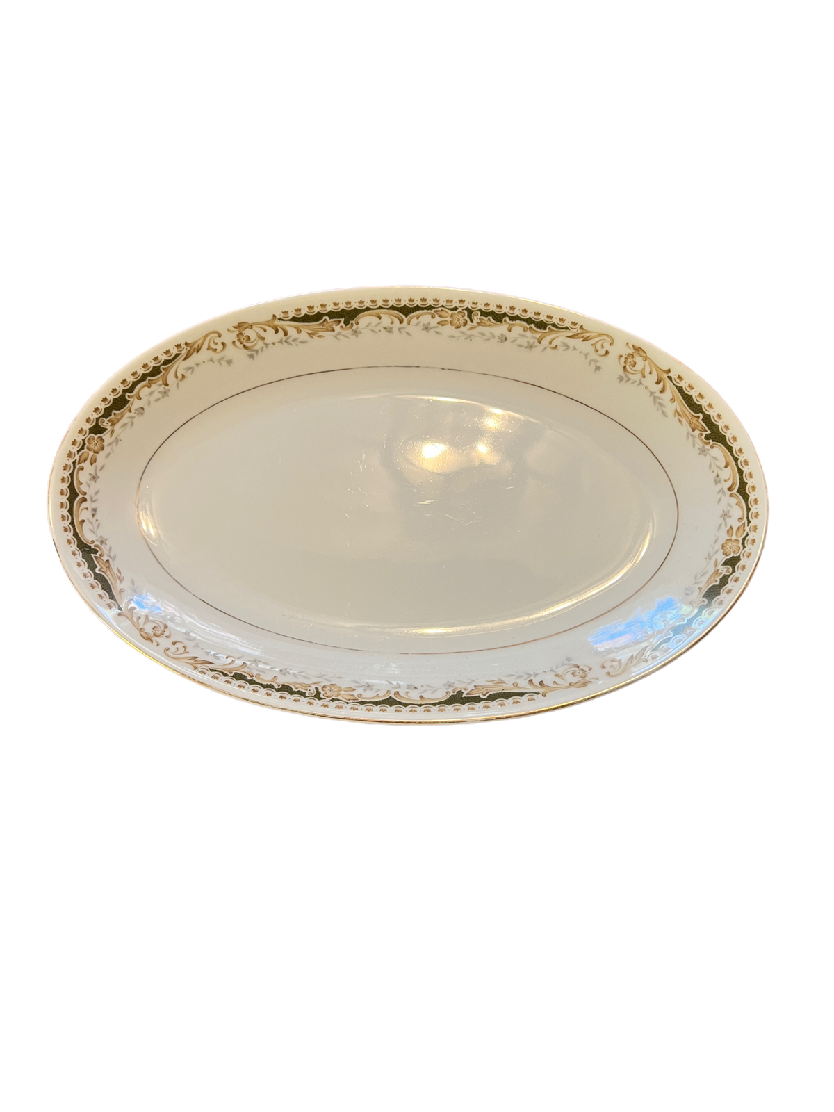 Signature Collection Queen Anne China Oval Serving Dish Japan ...