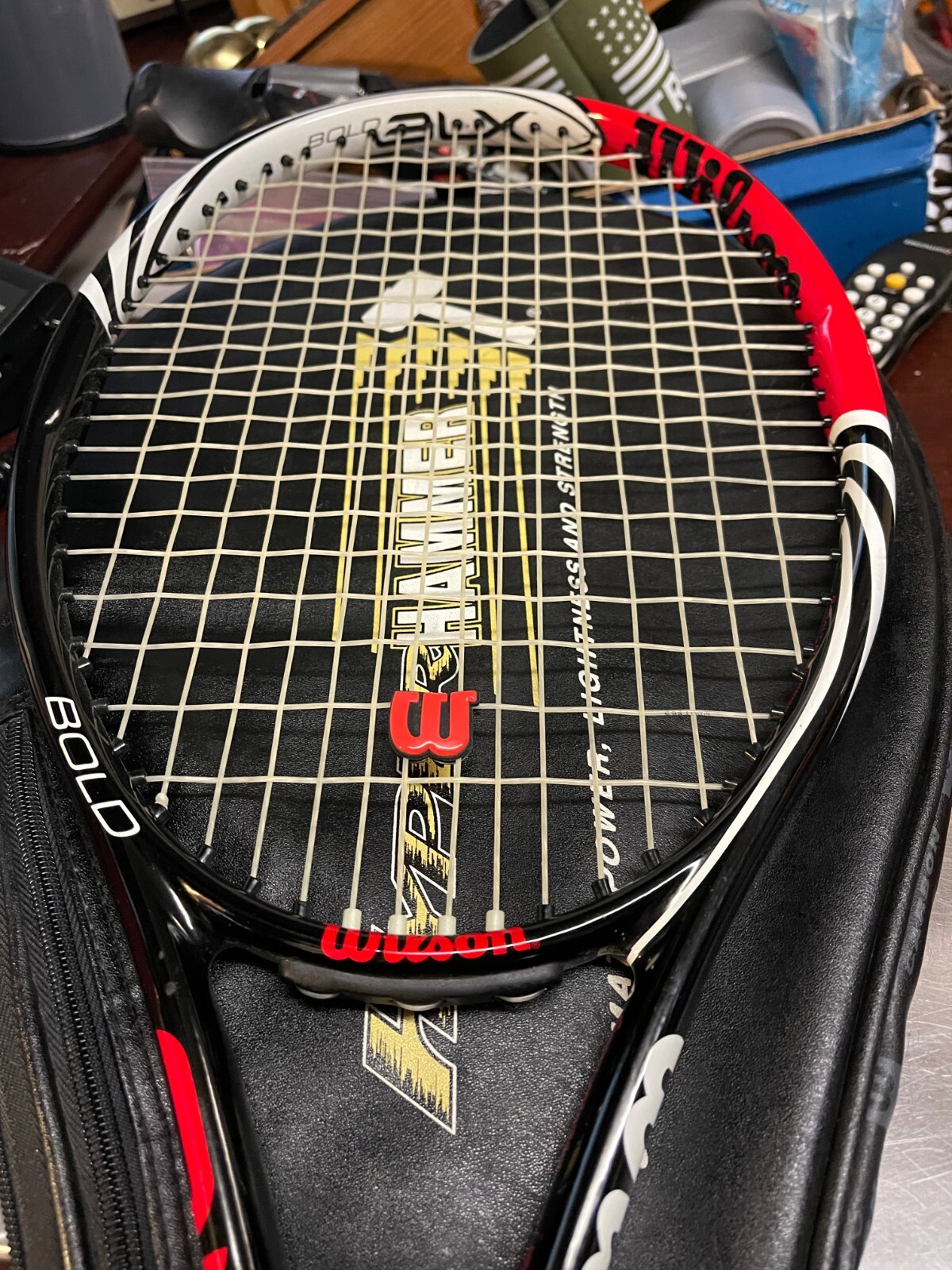 Wilson 3lx Bold Tennis Racket, 27