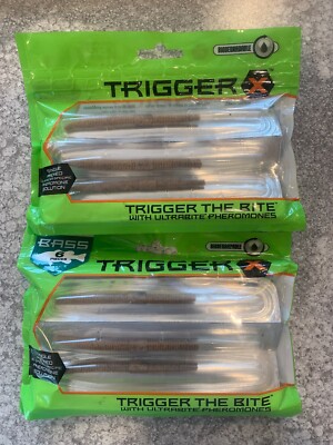 TRIGGER X 4/" Discontinued Flutter Worm Choose Color