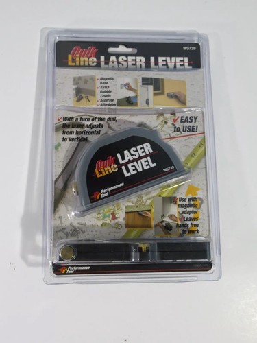 Performance Tool Qui Line Laser Level Magnetic Base New Sealed G1