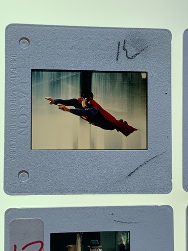 5 Superman Movie 35mm Photo Slides Christopher Reeve Vintage Lot #8