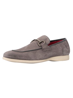 

Мужские велюровые лоферы Jeffery West, серые, Grey, K810