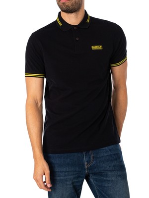 

Мужская рубашка поло Barbour International Essential, черная, Черный, MML0975BK31