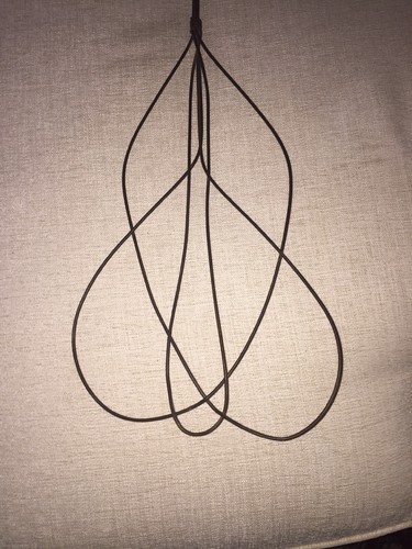 Vtg Antique Wire Carpet Rug Beater Wood Handle Heart Design 30” Long Metal