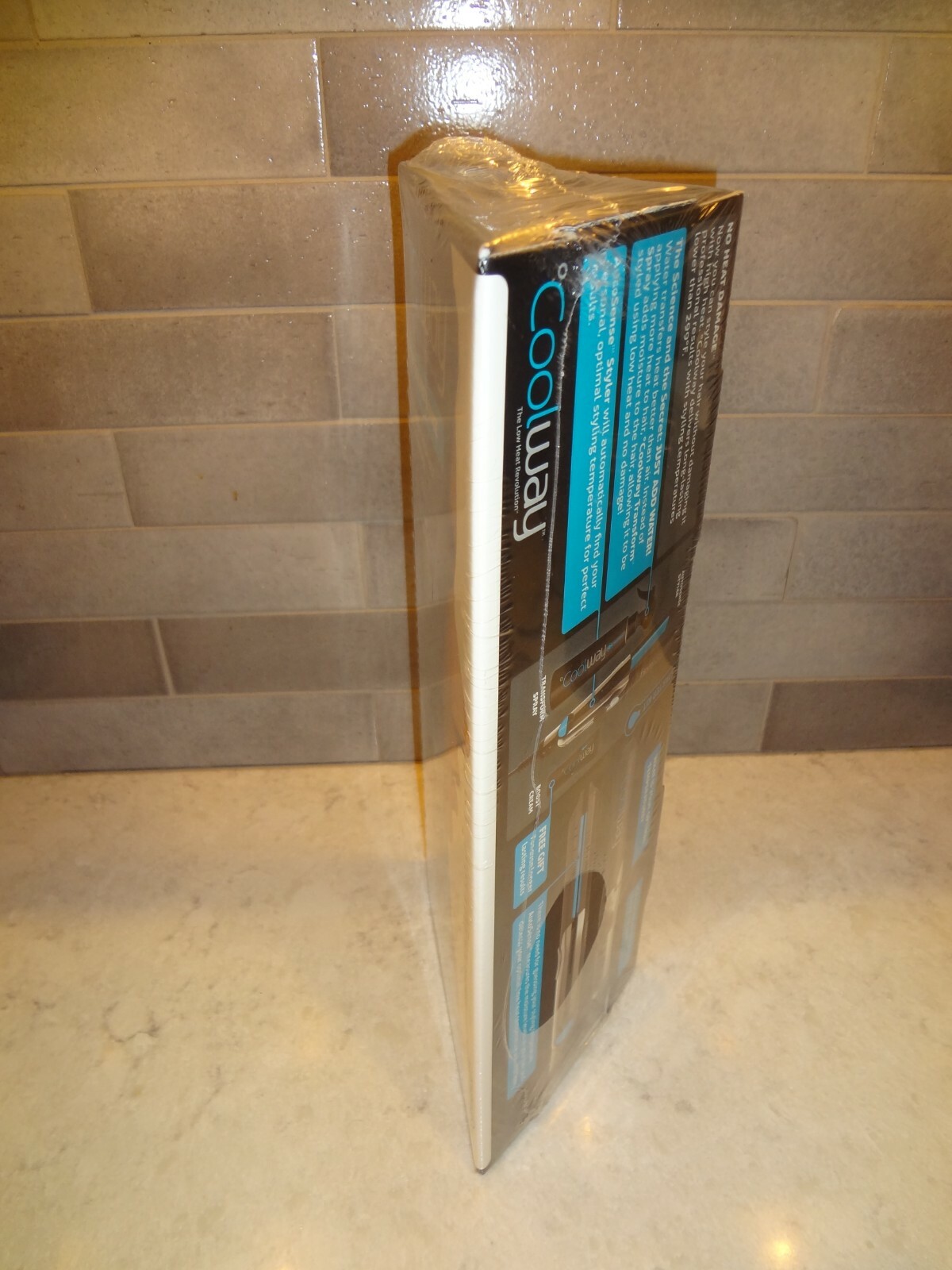 Coolway Pro Starter Kit Flat Iron Styling Kit w/Boost Cream and Transform Spray