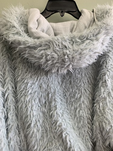 

Парка FREE PEOPLE FP ONE ZURI Куртка с капюшоном из пушистого искусственного меха Мятный, Blue frost/mint