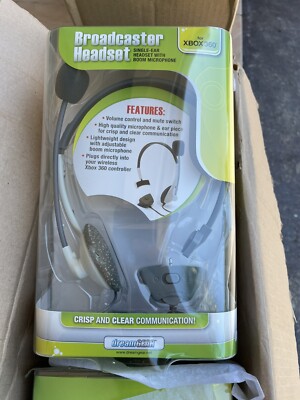 Lot of 6 AS-IS Dreamgear Headsets Single Ear Boom Microphone Xbox 360 ***READ***