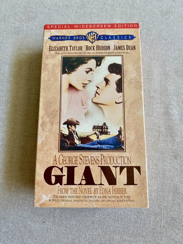 1956 Giant (VHS, 2-Tape Set, 1996 40th Anniversary Edition